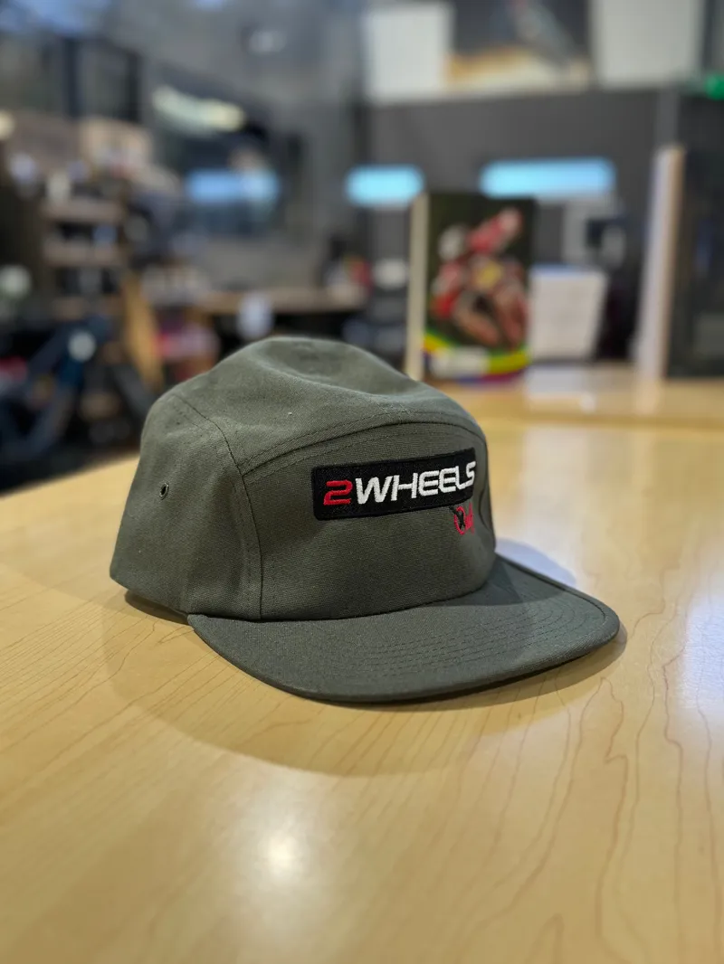 Green 5 Panel Cap 2 Wheels Only