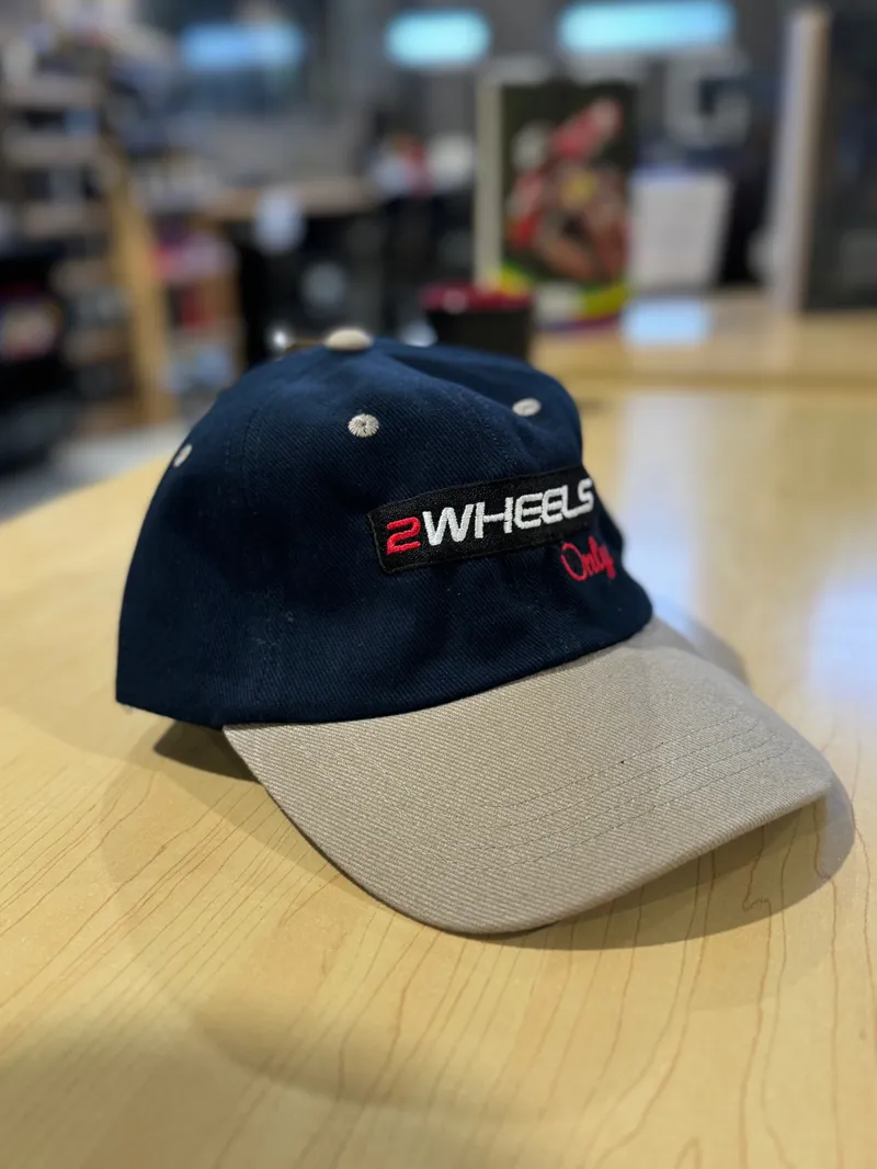 Navy Cotton Cap 2 Wheels Only