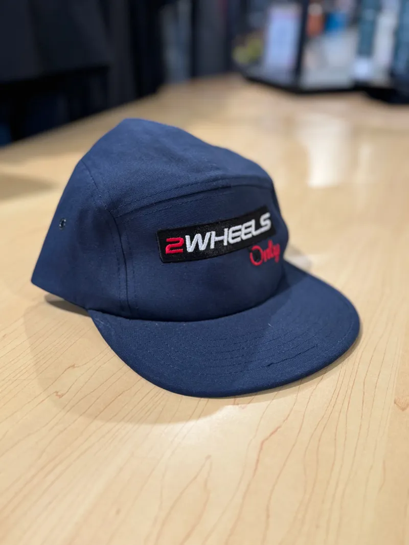 Blue 5 Panel Cap 2 Wheels Only