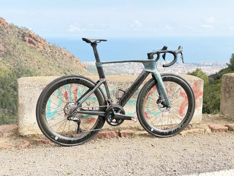 Merida Reacto 9000 Road Bike in Grey/Black Grey-2