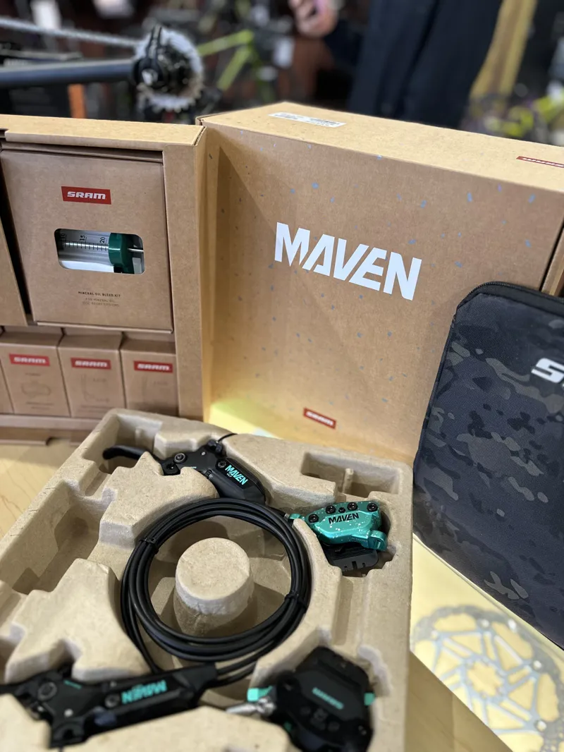 Sram Maven Ultimate Stealth Expert Kit Teal Splatter