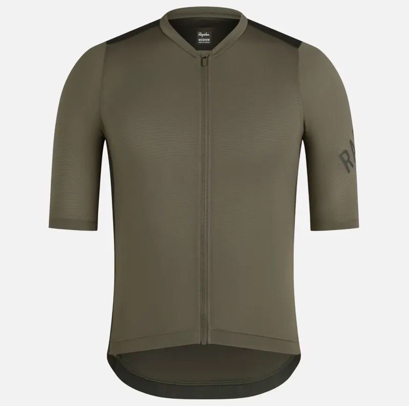 Rapha Mens Pro Team Training Jersey Green/Dark Green
