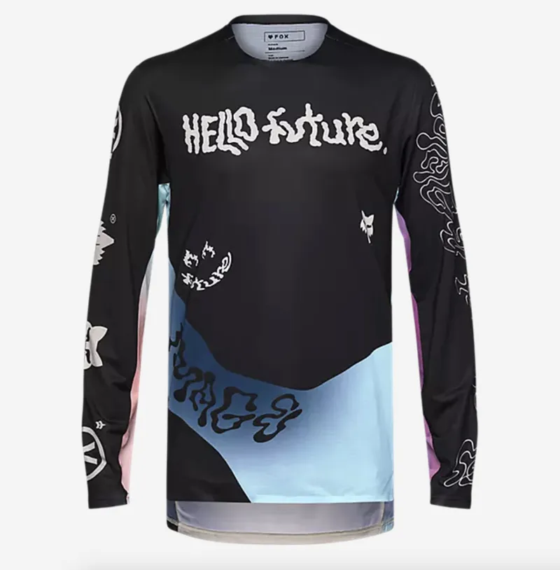 Fox Flexair Ls Jersey Hello Future CREAM