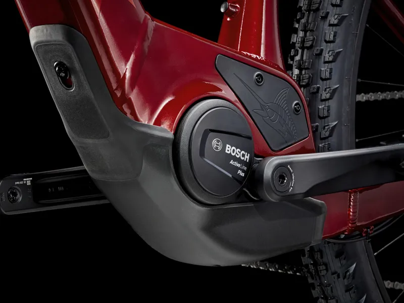 Trek Marlin + 6 Electric Mountain Bike in Crimson-2