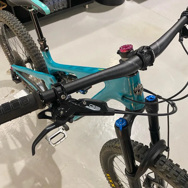 Approved-Used 2021 Yeti SB140 Small 27.5 Carbon C Series Turquoise-2