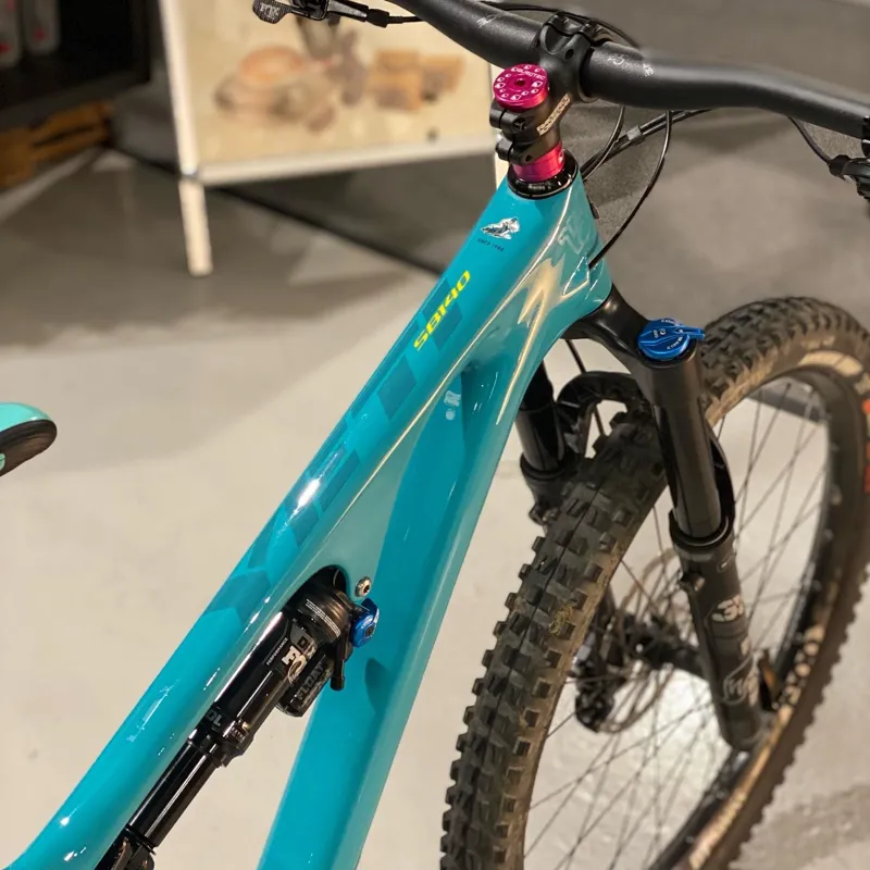 Approved-Used 2021 Yeti SB140 Small 27.5 Carbon C Series Turquoise-5