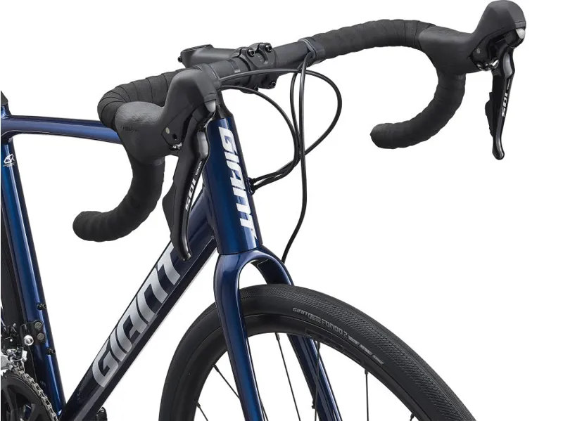 2021 Giant Contend AR 1 Disc Road Bike in Blue -5