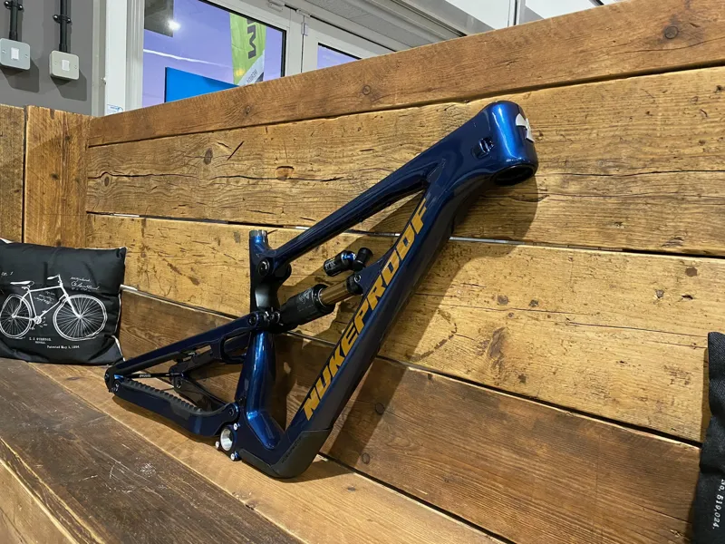 2022 Nukeproof Mega 297 Carbon Frame Blue / Black Kraken Blue M-1