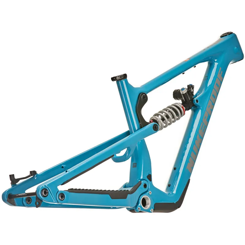 Nukeproof 2022 Mega 297 Carbon Frame-Set LTD Push Shock Teal-2