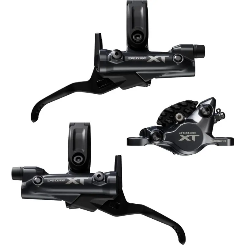 Shimano XT M8200 Brakeset - Front and Rear - No Rotors