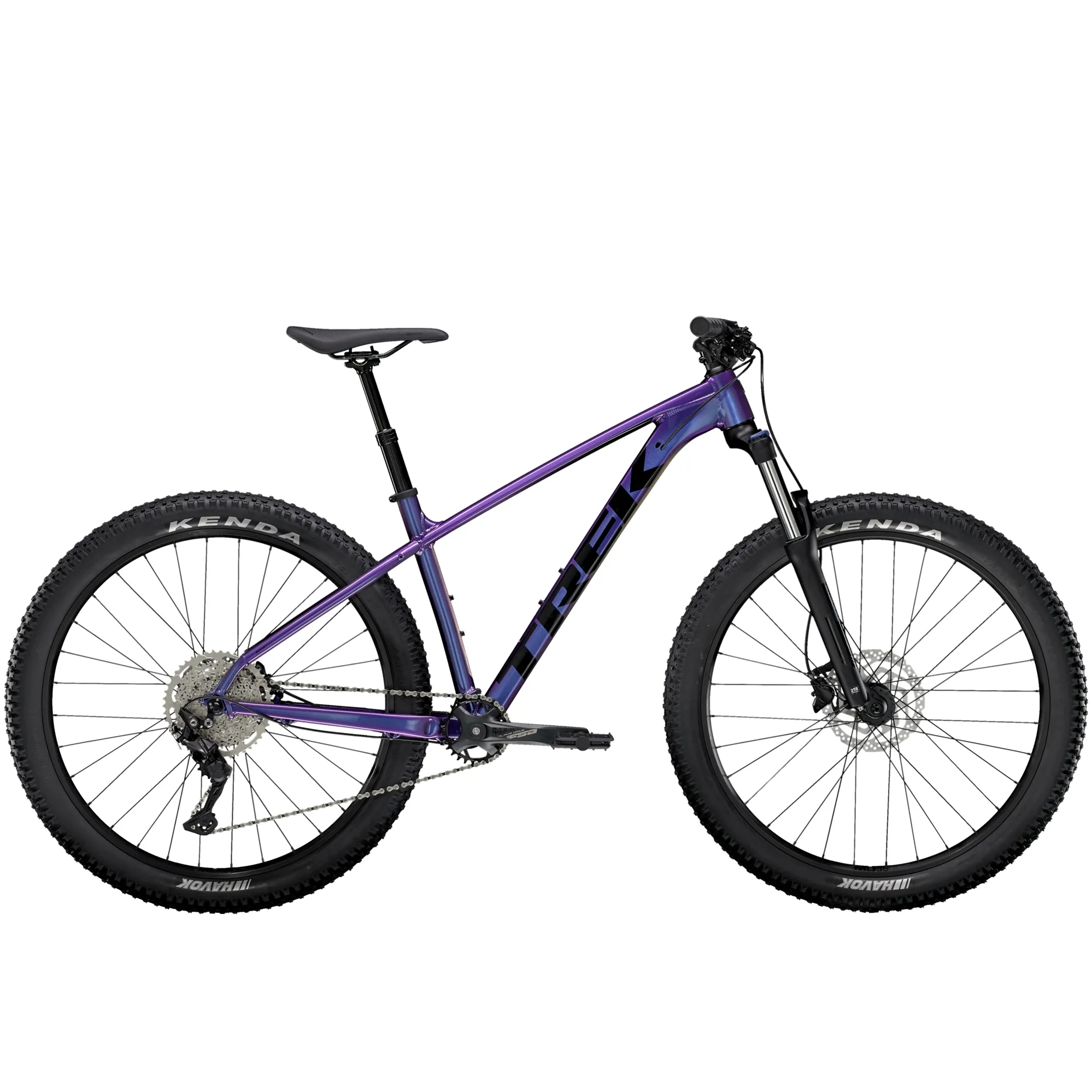 Trek Roscoe Hardtail Mountain Bike in Purple