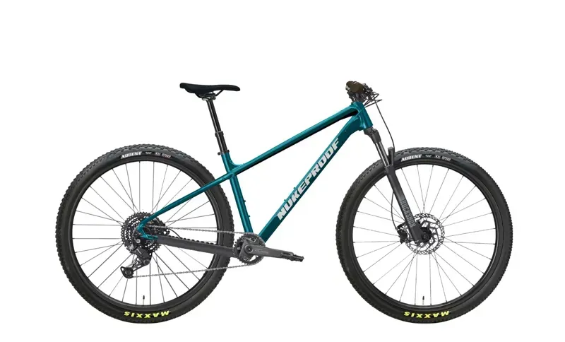Nukeproof Tracker 290 Race Cues 1x9 LHR TRA01Cs in Petrol Green