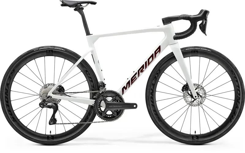 Merida Scultura 8000 Road Bike In White/Red