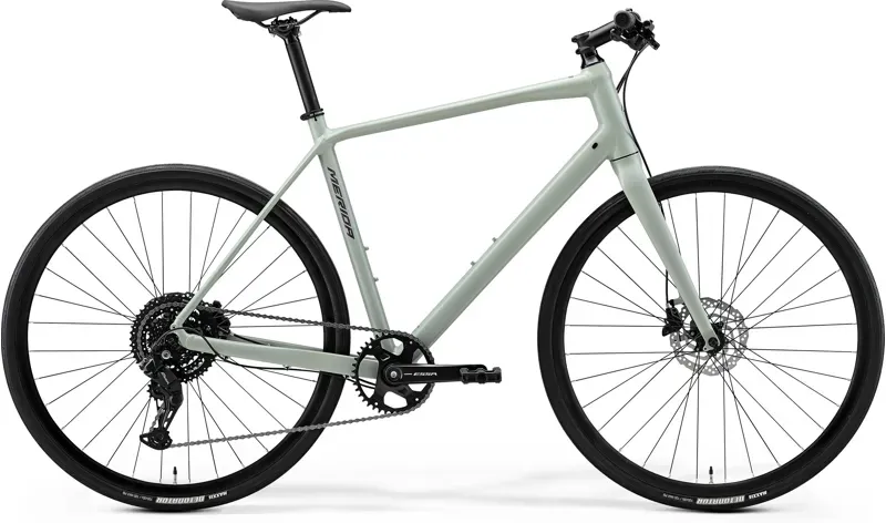 Merida Speeder 60 Fitness Bike in Silk Early Moss Grey/Flip Flop Purple