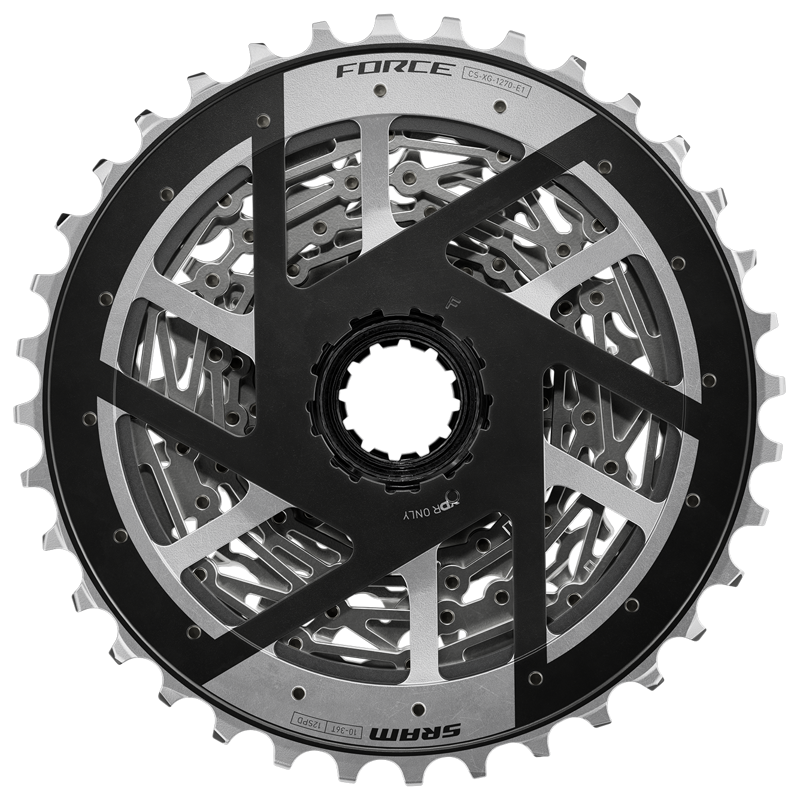 SRAM Force XG-1270 12-speed Cassette in Silver-9