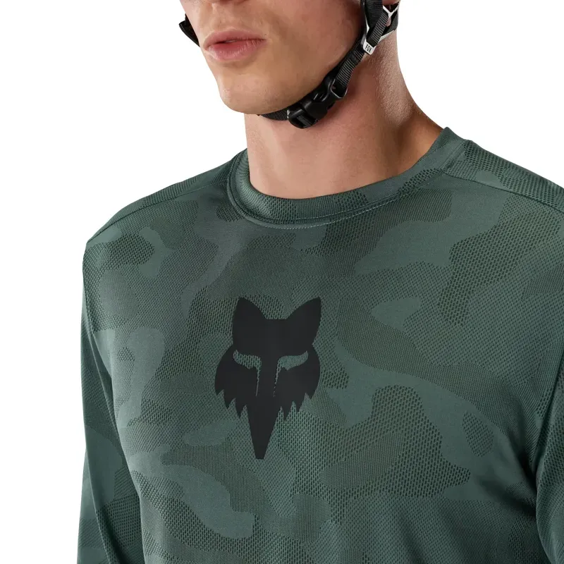 Fox Ranger TruDri Long Sleeve Jersey in Sage Green-4