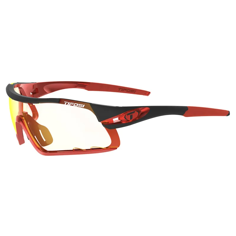 Tifosi Davos Clarion Fototec Single Lens Ltd Ed Sunglasses in Race Red