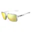 Tifosi Salto Single Lens Sunglasses In Crystal Clear Smoke Yellow Mirror