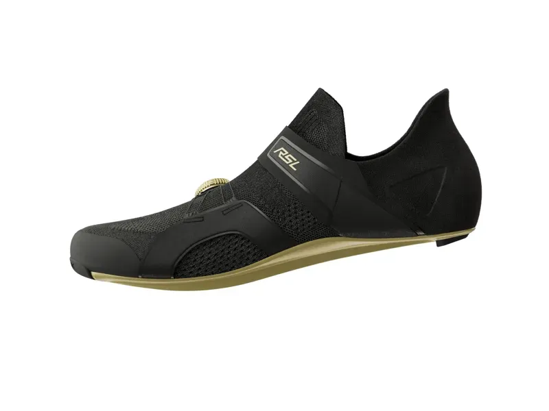 Trek RSL Knit Road Cycling Shoe In Black/Gold -4