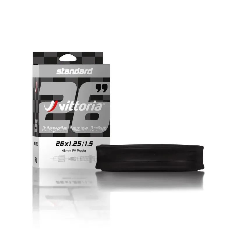 TUBE Vit Sta 700x20/28c FV Pres 80mm Black 700 x 20-28c presta 80mm