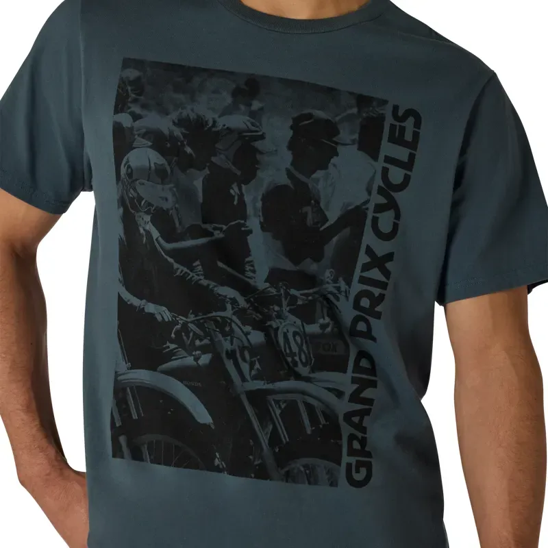 Fox Circa 74 195 Original Short Sleeve T-Shirt in Deep Cobalt Blue-5