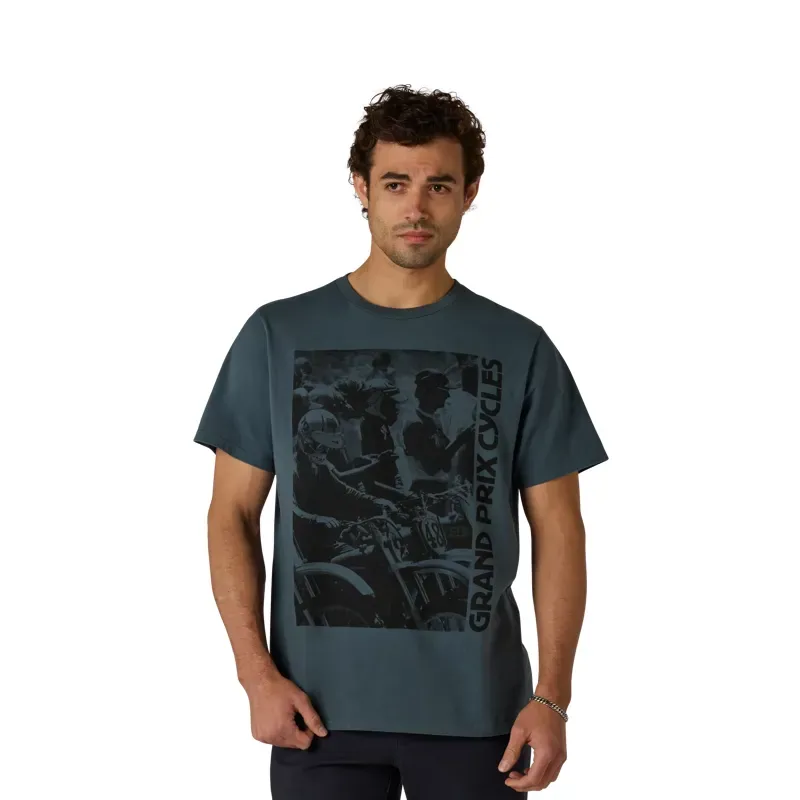 Fox Circa 74 195 Original Short Sleeve T-Shirt in Deep Cobalt Blue-2