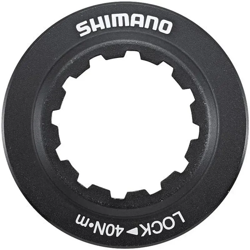 Shimano SM-RT81 Internal Lock Ring and Washer in Black